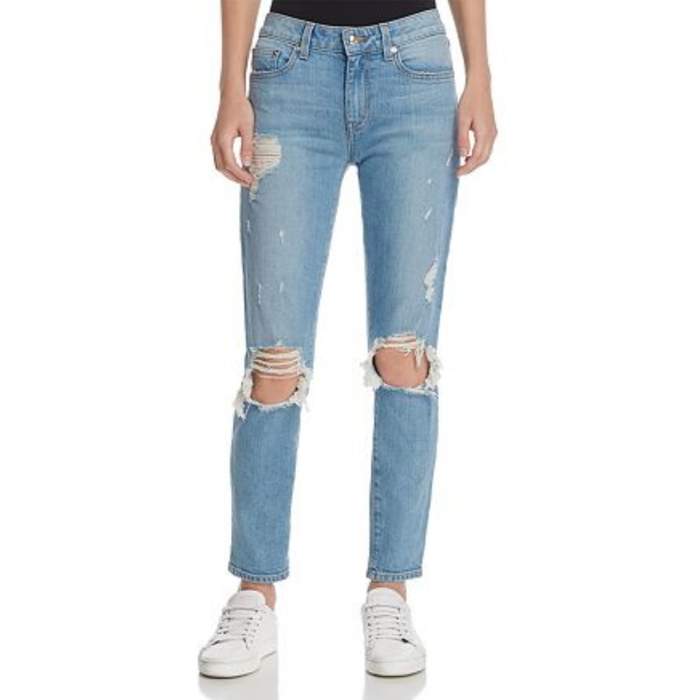Derek Lam 10 Crosby Mid-Rise Authentic Skinny Jeans
